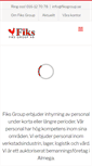 Mobile Screenshot of fiksgroup.se