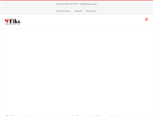 Tablet Screenshot of fiksgroup.se